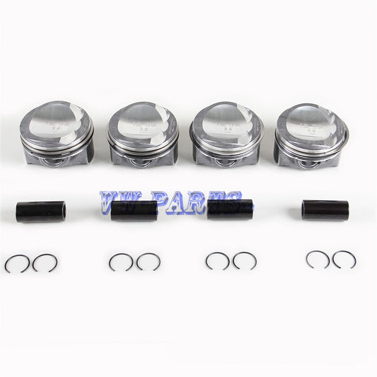 1.8T 23mm PistonRing Assembly Oversize +0.5MM Fit for VW for Passat for Jetta for AUDI for A4