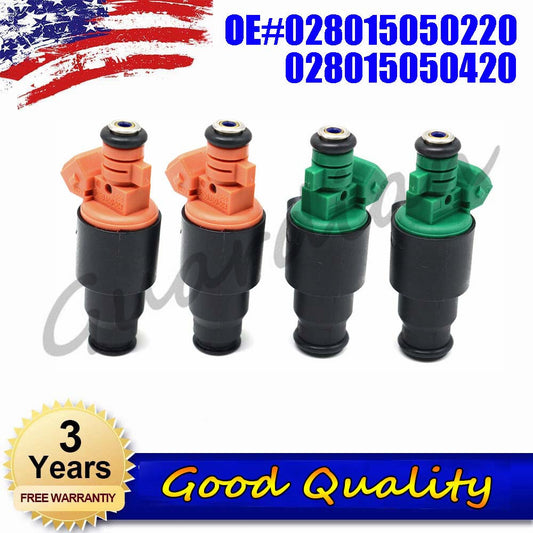 1995-2002 for Kia Sportage 4x 0280150502 + 0280150504 2.0L L4 Fuel Injector Set