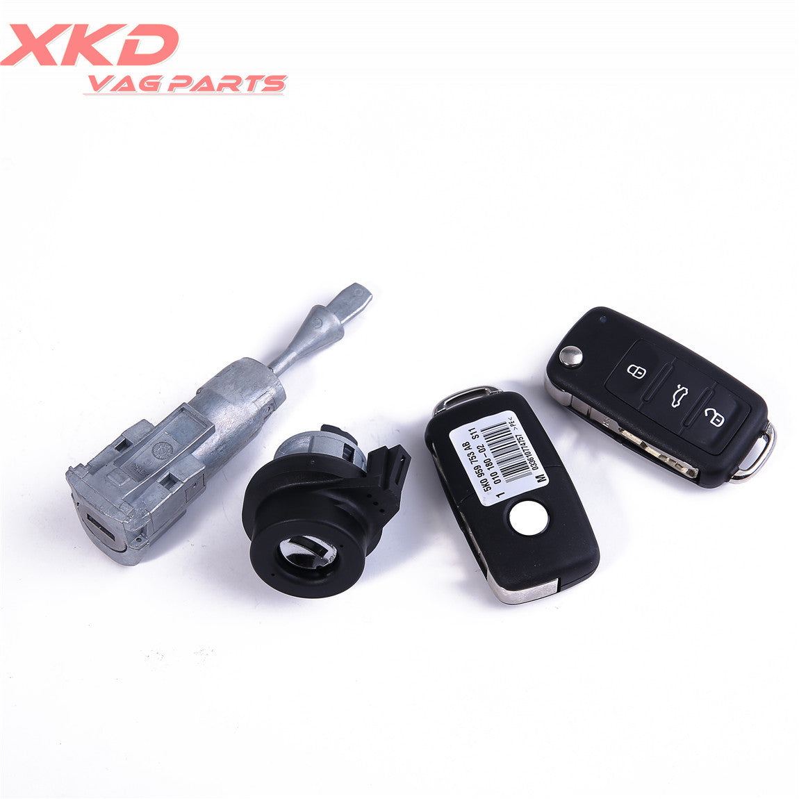 Car lock and key set suitable for Volkswagen for Jetta MK6 MKVI 5C6800375