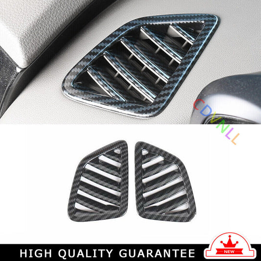 Car Instrument LR Air Outlet Vent Trim for Kia Carnival 2022-2023 Carbon Fiber
