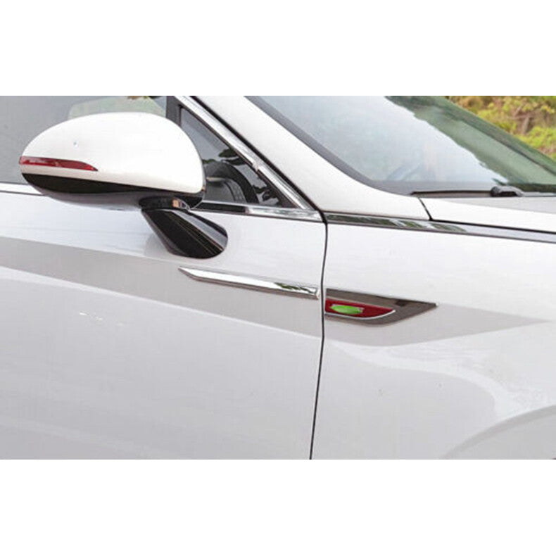 for Hyundai Sonata 2020-2023 Stainless 3D Car Front Side Door Fender Cover Trim