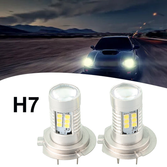 H7 LED Headlight Bulb Kit with Full Angle Lighting - Super Bright White