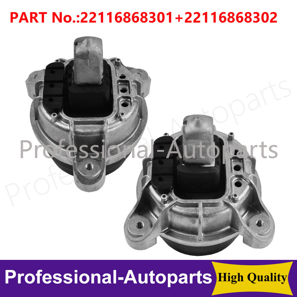 1Pair Engine Mounts LH+RH Fits for BMW 5 SERIES F10 2010-2018