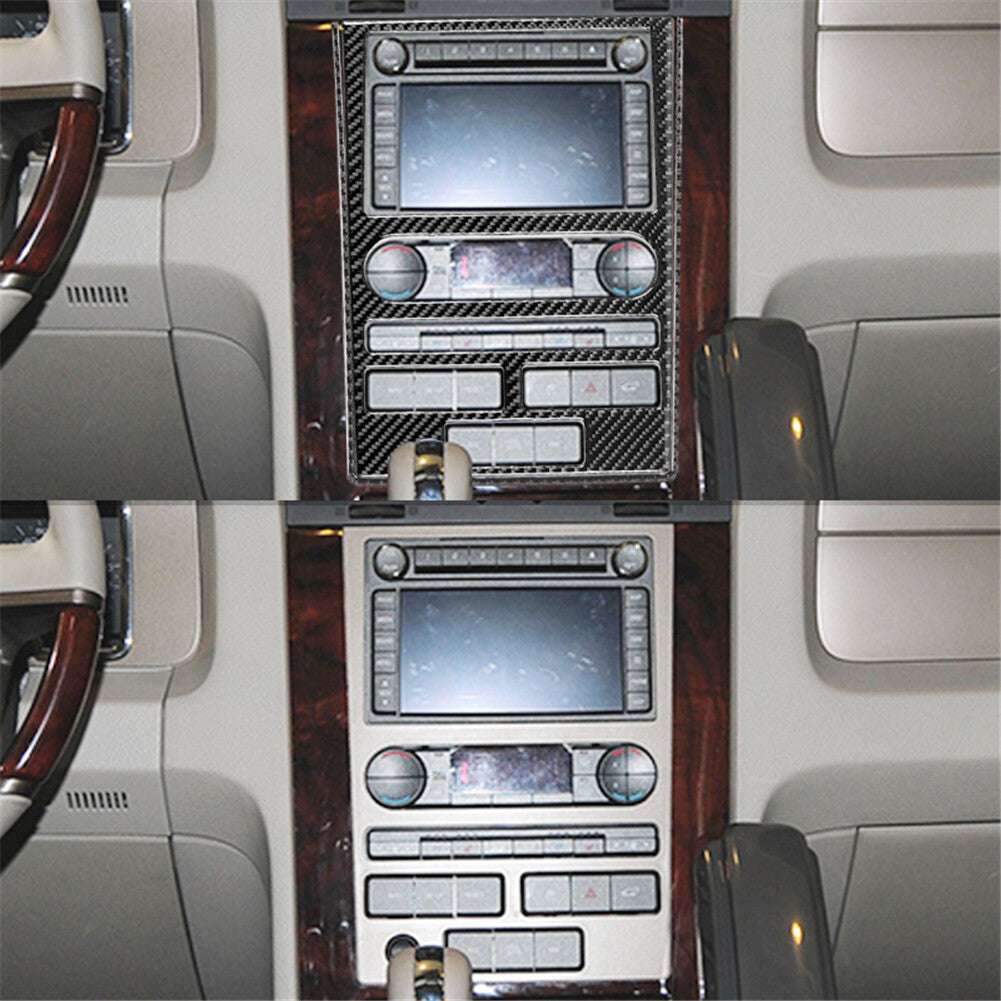 Carbon fiber Interior Center Control Trim Cover for Lincoln for Navigator 2007-2014