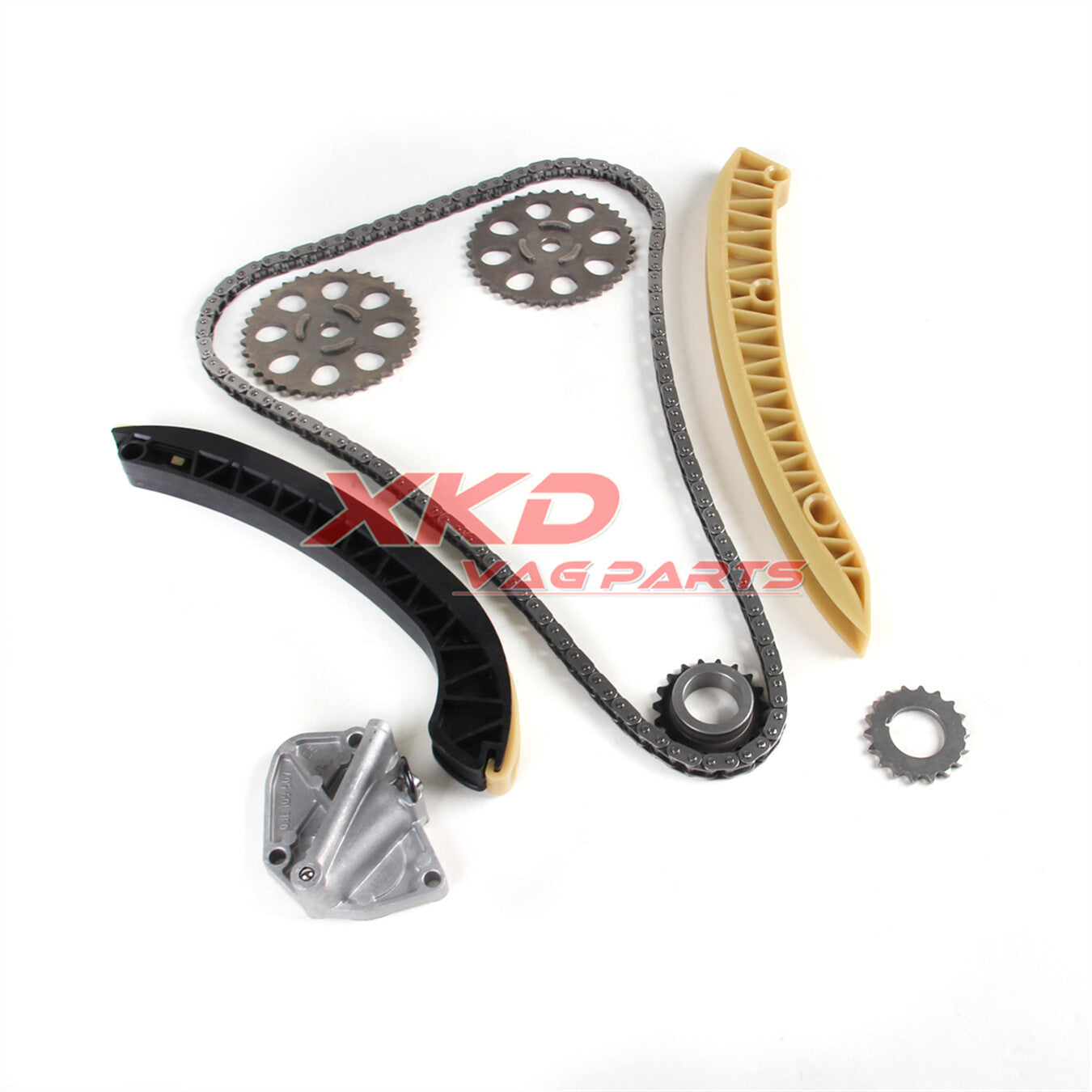 8-piece engine timing chain tensioner kit for Volkswagen Polo for SKODA Fabia 1.2L AZQ BME BZG