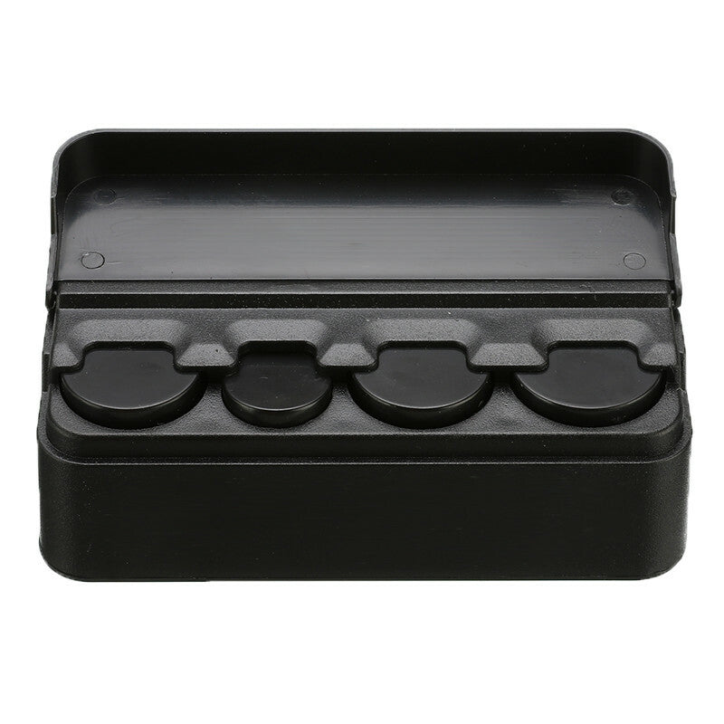 1Pc Car Interior Plastic Coin Case Storage Box Holder Change Container Organizer