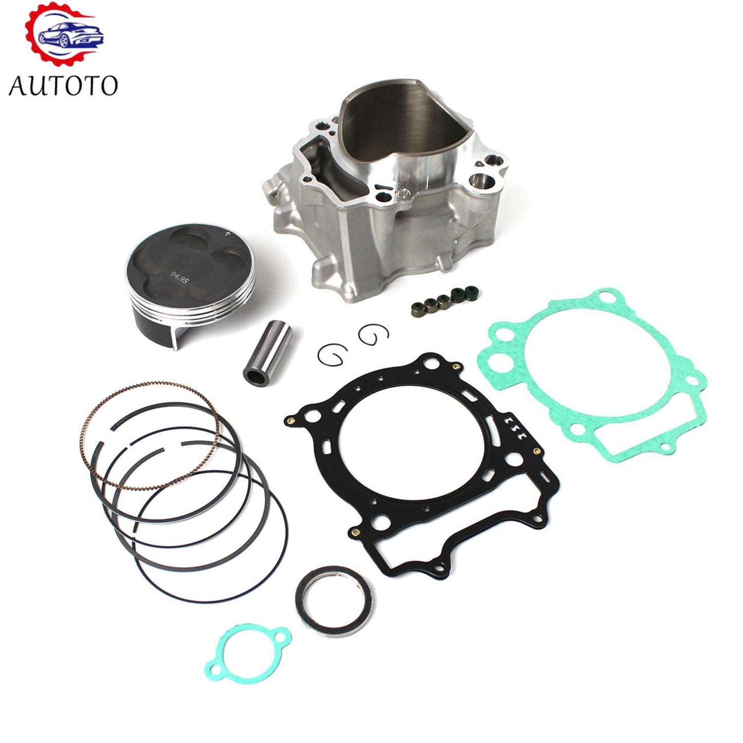Cylinder Piston Top End Gasket Kit Fit for Yamaha YFZ450R YFZ450X WR450F YZ450F