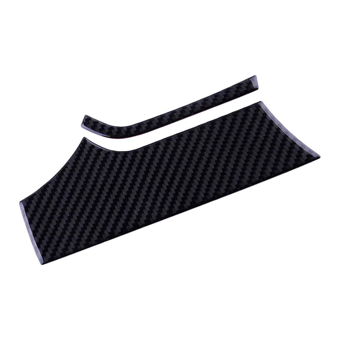 Carbon Fiber Black Dashboard Panel Trim Cover Decor Kit Fit for Tesla for Model S