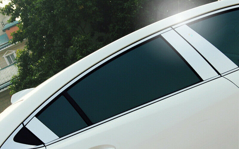 for Mazda 6 Atenza 2014-2017 Chrome Steel Window Center BC-Pillar Cover Trims