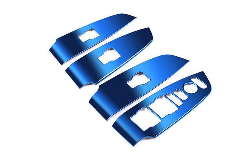 for Honda Accord 10th 2018-2022 Blue Titanium Window Lock Lift Panel Frame Trim