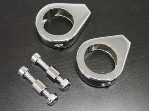 Moto Turn Signal Mount Bracket 41mm Fork Relocation Clamp Holdeer
