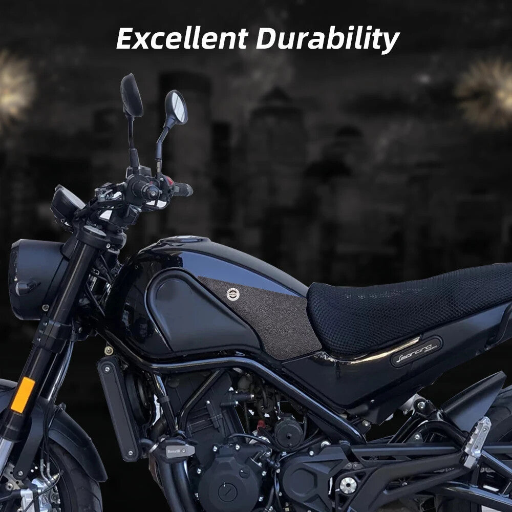 PVC Full Set Side Tank Pads Gas Knee Grip Pad Stickers For Benelli Leoncino 500