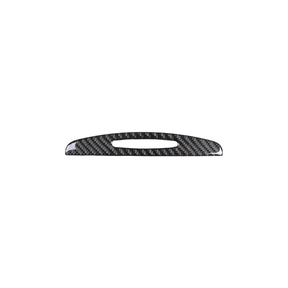 Carbon fiber floor console cup holder pull-out trim for Chrysler 300 2015 - 22
