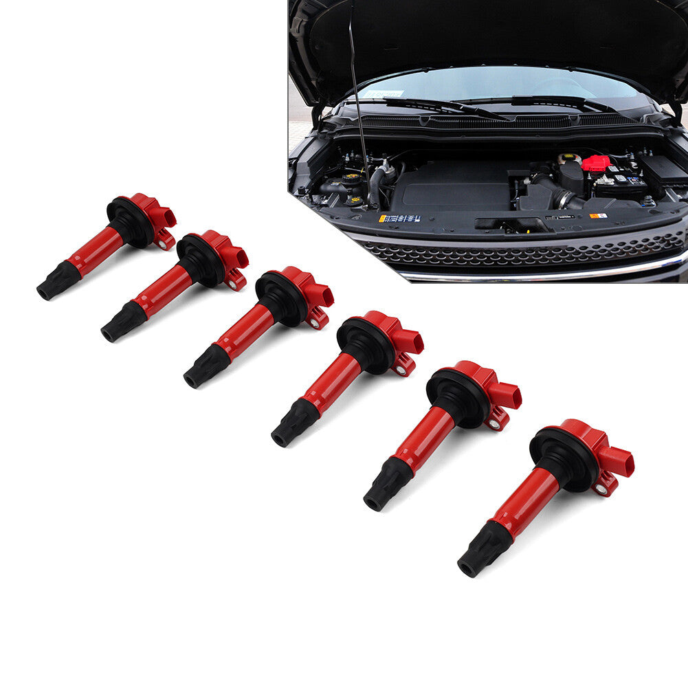 6PCS Ignition Coil UF553 for Ford Edge Explorer for Mustang For FITS for Mazda