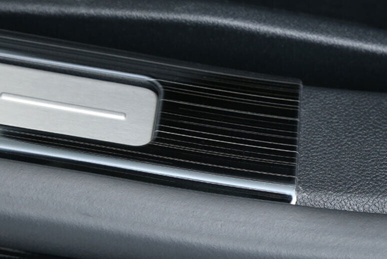 Protector Scuff Plate Door Sill Threshold Black for Lincoln MKX 2016-2018