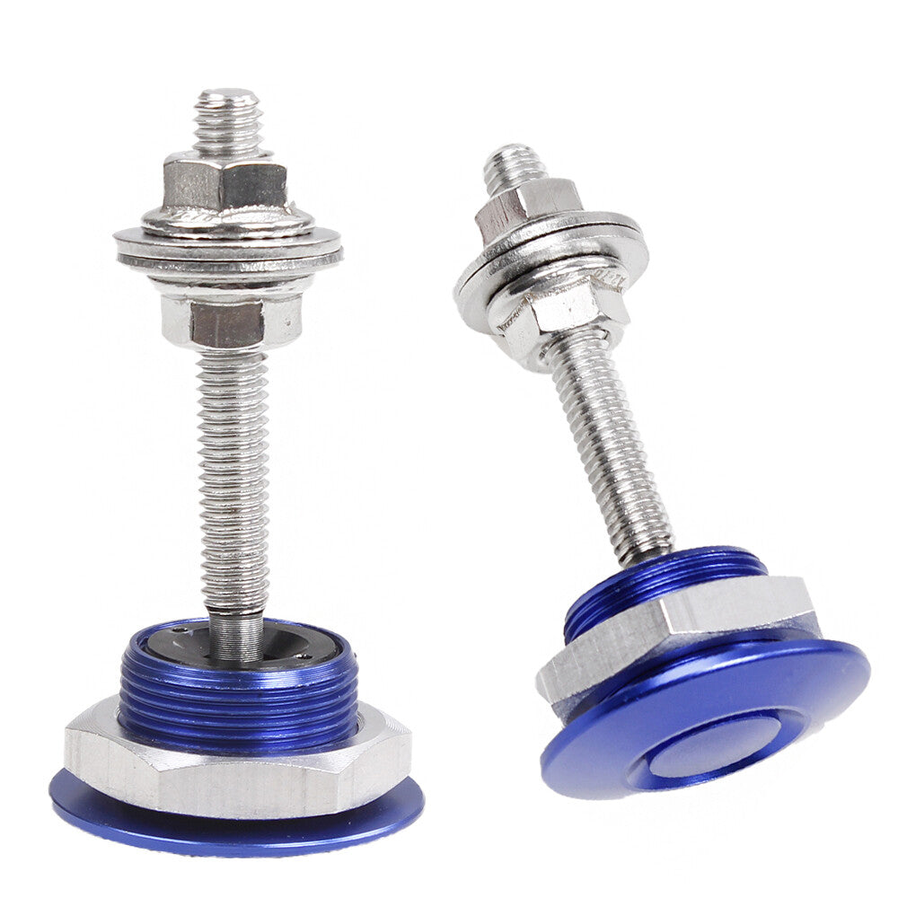 2X Car Bumper Latch Kit Push Button Quick Release Hood Bonnet Pins Lock Clip