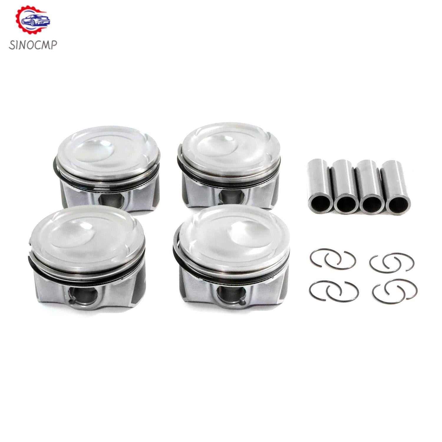 4x Rings  Piston kit fits 2015-19 for Ford Focus for Mustang for Lincoln MKC 2.3L EJ7Z6108E