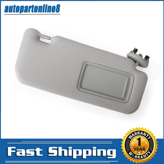 Sun Visor Gray Right Side With Mirror for Toyota for Corolla 09-13 74310-12L80-B0