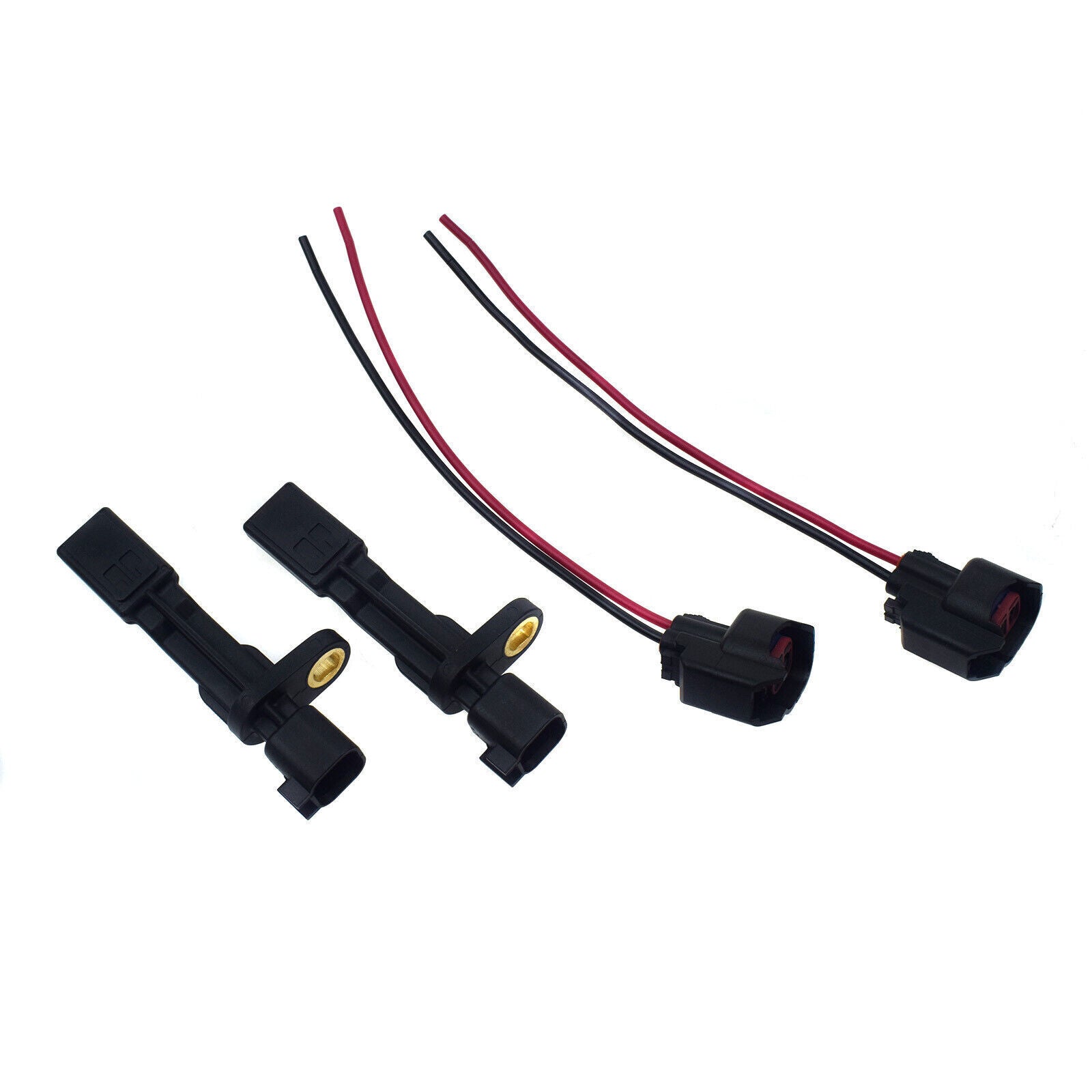 4 wheel speed sensors with plugs, rear LH right grip for Jeep for Wrangler JK Liberty for Dodge
