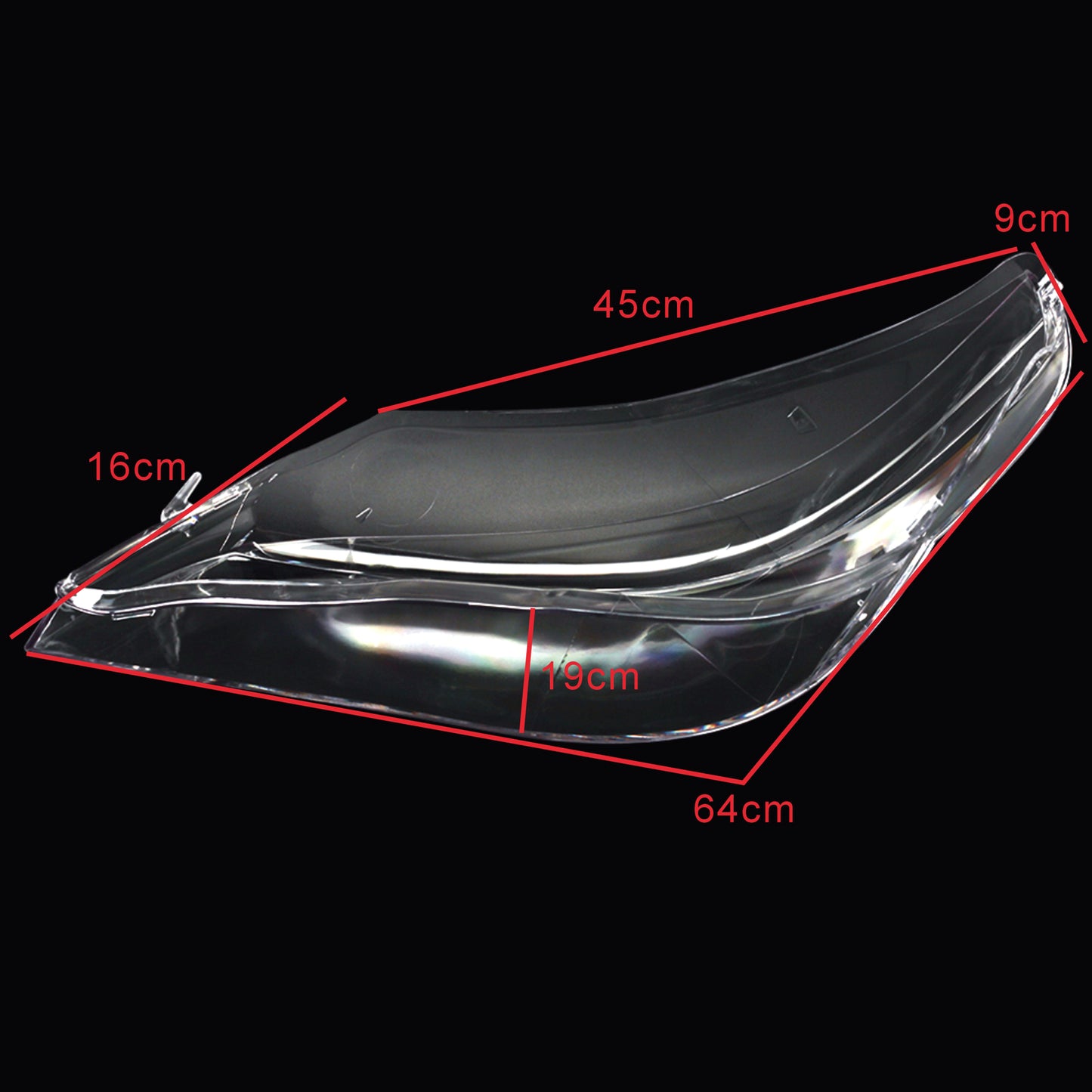 Headlight Lens Cover Headlamp Shell for BMW E60 E61 525i 528i 530i 535i 2003-10