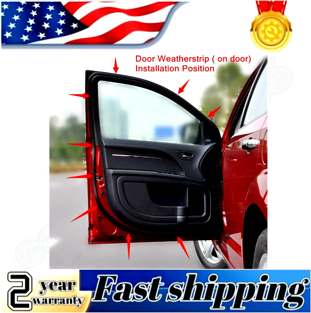 4-piece set of door weatherstrip molding sealant for Honda CRV 2012-2017