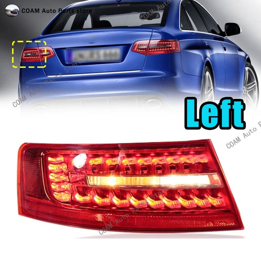 The left-side outer taillight is suitable for the for Audi for A6 C6 Sedan 2009 2010 2011 rear lights.