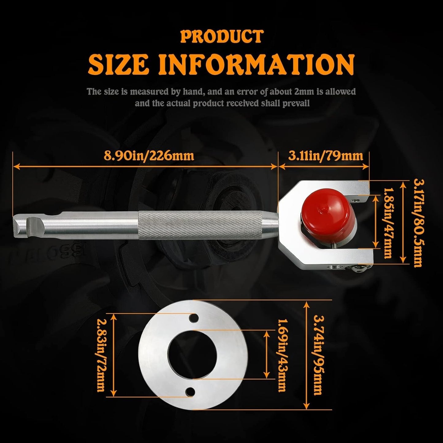 Belt Changing Tool for 64¡±/72¡± Wheel Base Width, RZR Belt Removal Tool for Polaris