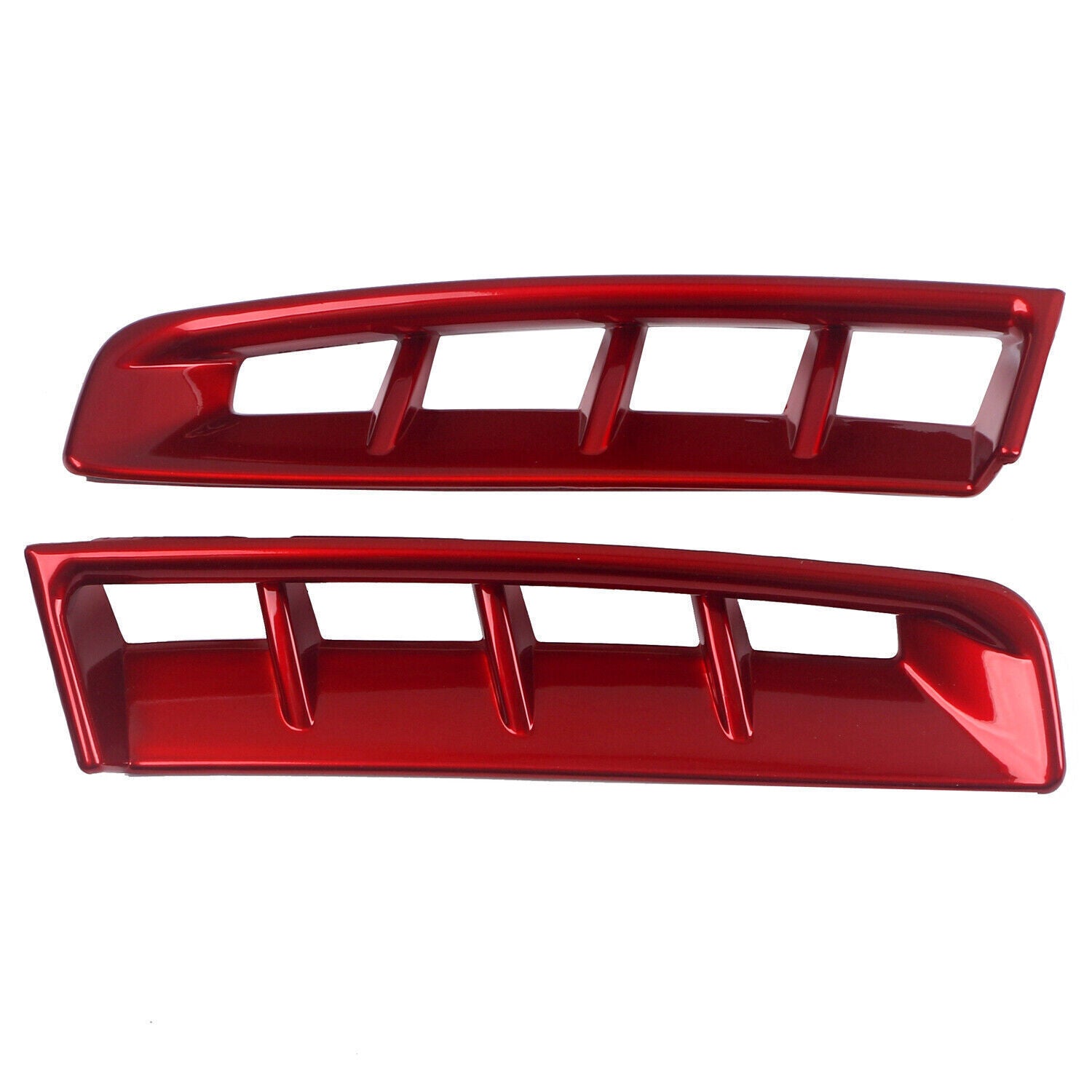 for Kia Carnival 22-2024 ABS Red Front Bumper Fog Light Lamp Moulding Cover Trim