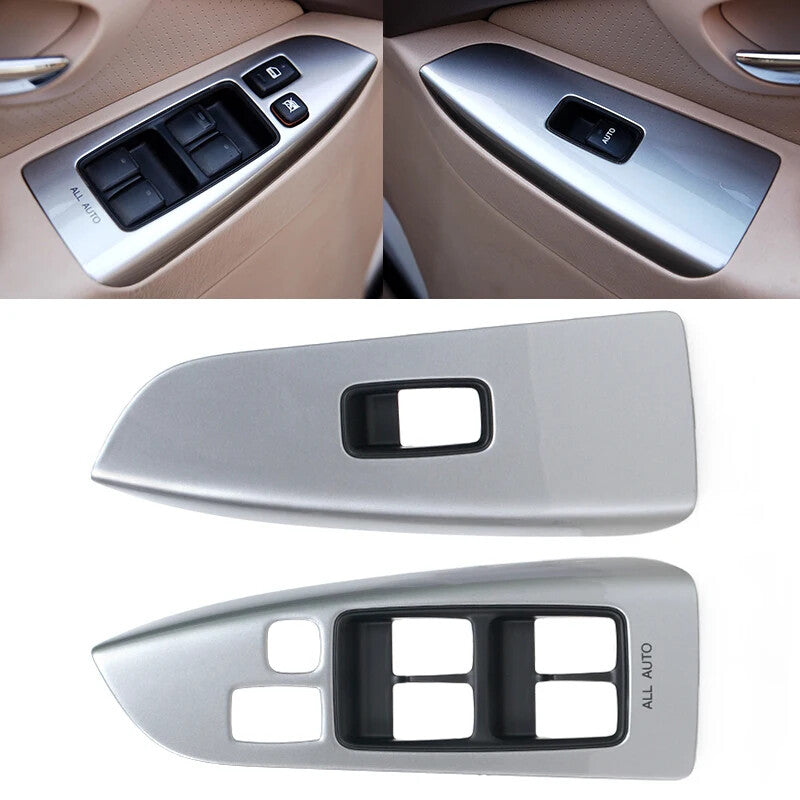 2X for Toyota for Land Cruiser Prado LC120 2003-2009 Front Switch Panel Frame Cover