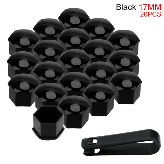 Car wheel nut cover, hub bolt protector, bolt rust-proof black, suitable  for ford  .