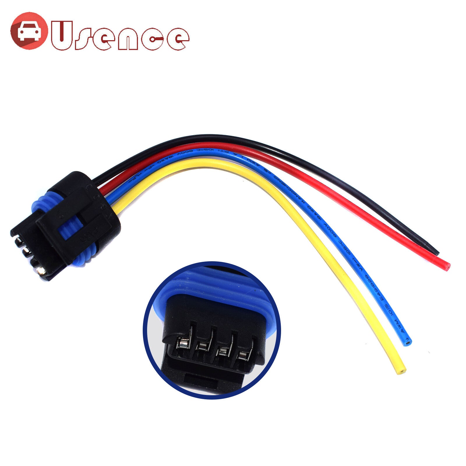 4 Way IAC Flat Idle Air Control Valve Connector Pigtail 88862215 For 1992-04 GM
