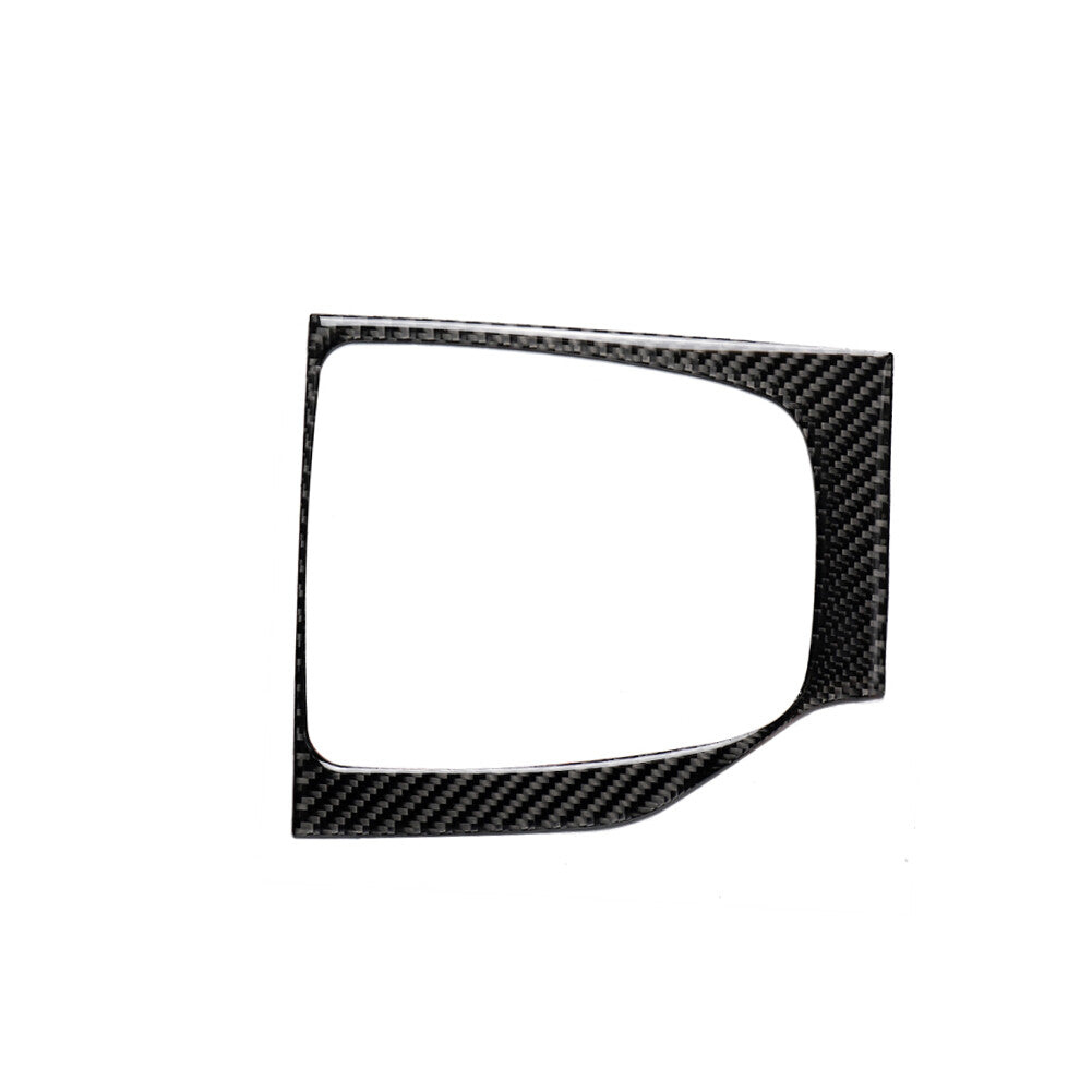 Carbon Fiber Manual MT Gear Shift Panel Cover Trim for Mazda 3 Axela 2017 2018