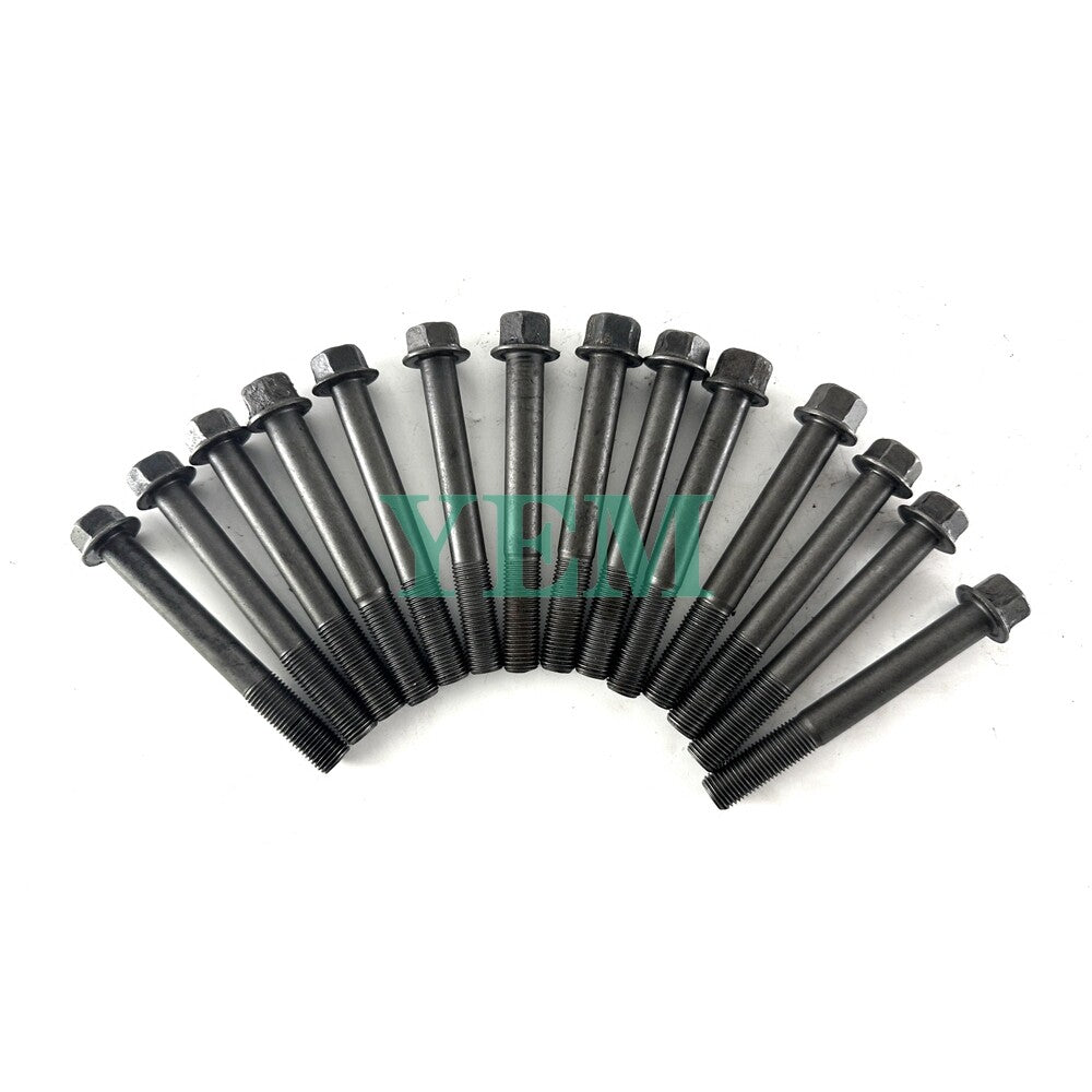 1 Set Engine Head Bolt 14pcs For Yanmar 3TNE82 Engine 3TNE82 Cylinder Head Bolt