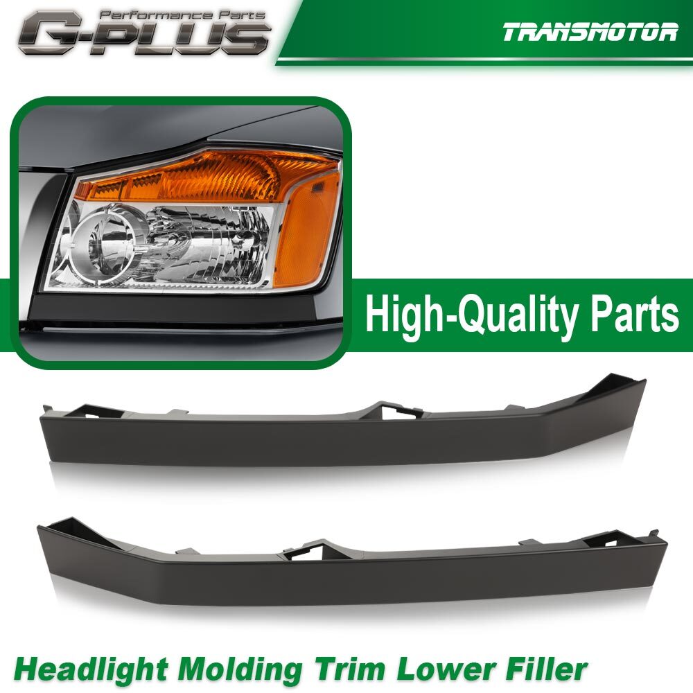2 Headlight molding trim underfill suitable for Nissan 04-15 Titan Armada QX56