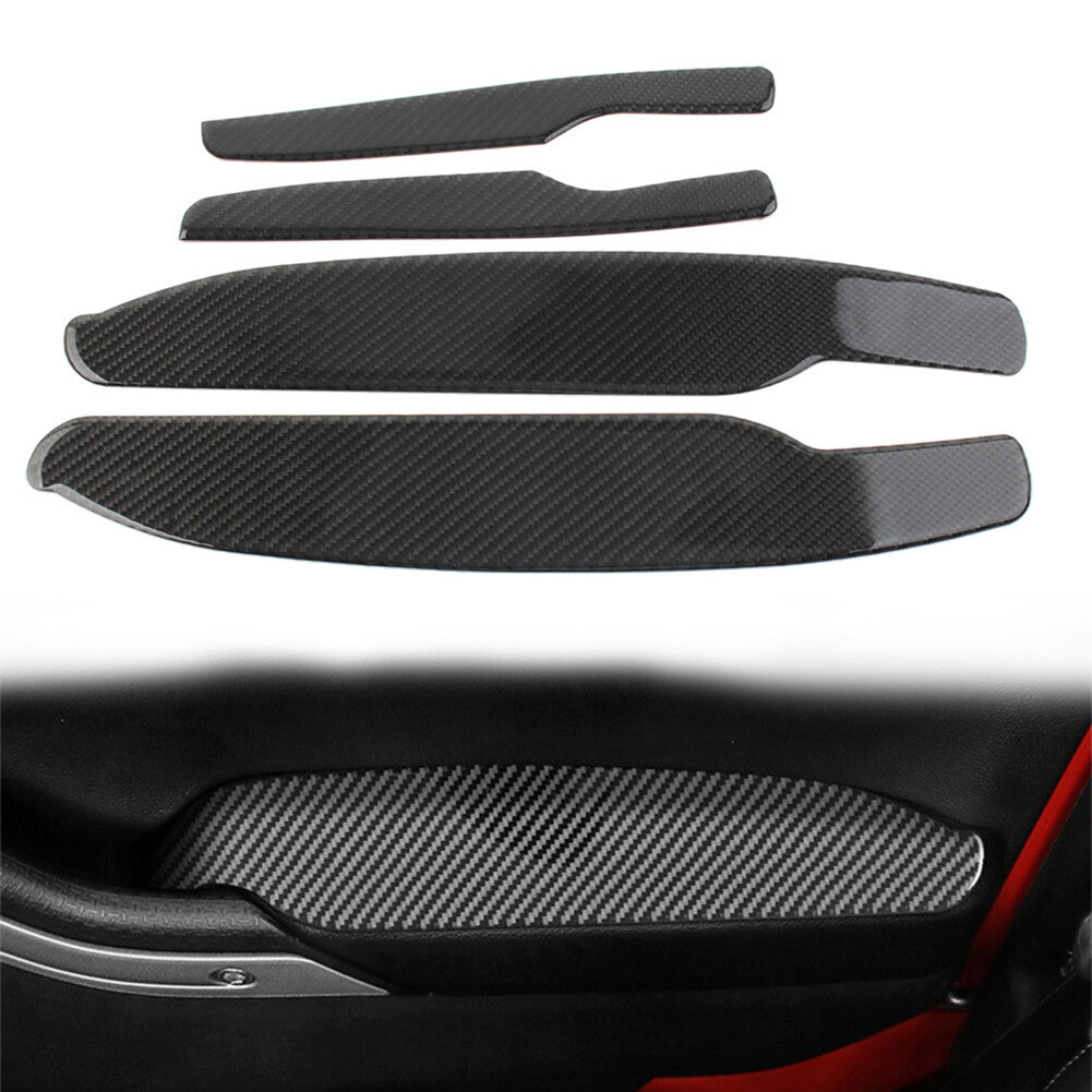 Interior Door Armrest Panel Cover Trim Set for Jeep for Wrangler JK 2011-2017 4 Pcs