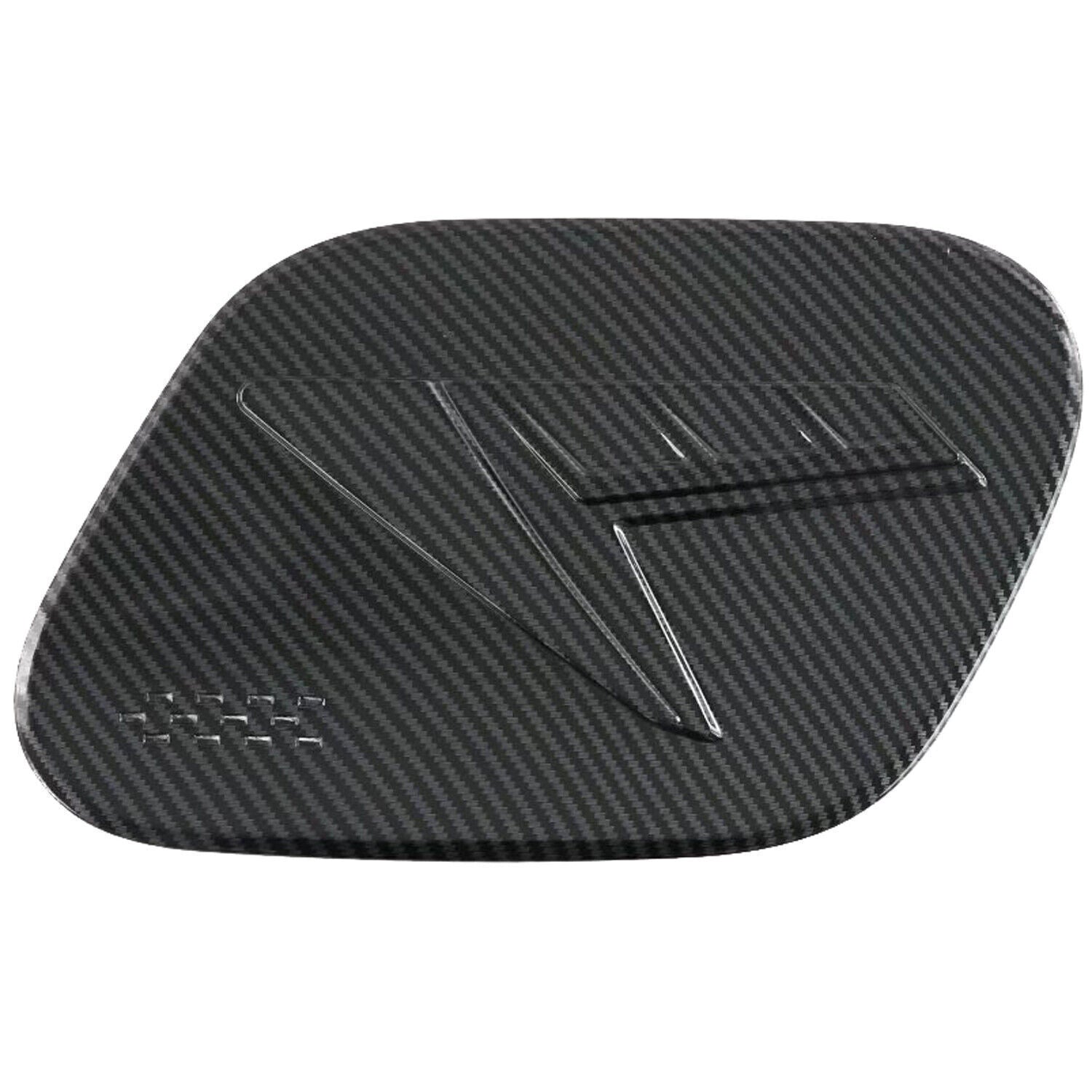 ABS Carbon Fiber Black Oil Fuel Tank Cap Cover Trim for Kia Sportage NQ5 23-2024