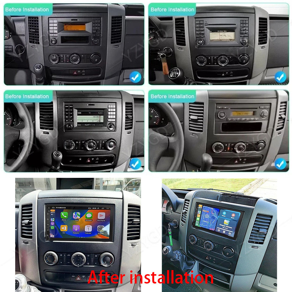 for Freightliner Sprinter 2007-2018 Stereo Android Car Radio CarPlay Screen GPS