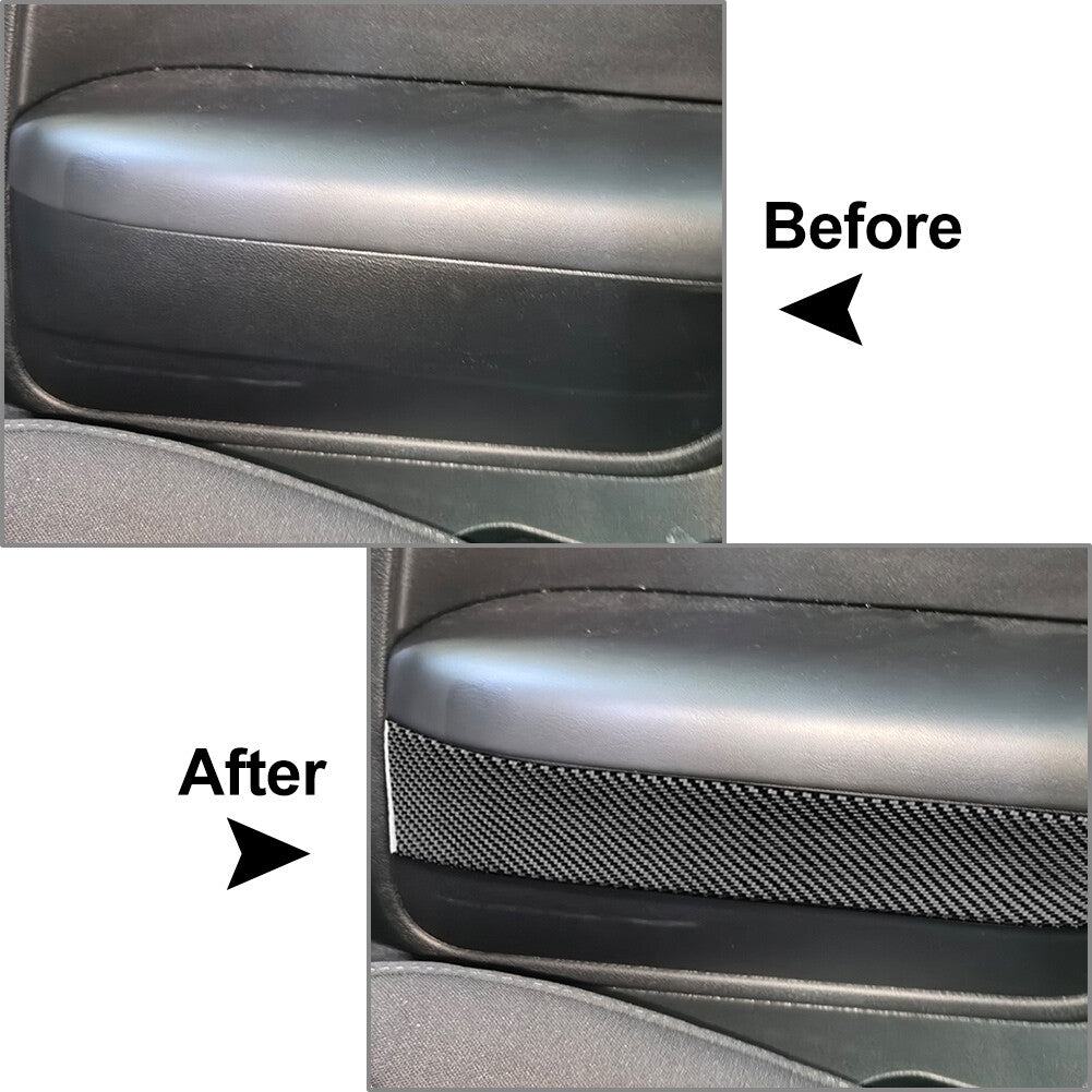 Rear Side for Seat Armrest Panel Cover Trim for Dodge for Challenger 2015-2023 17 18