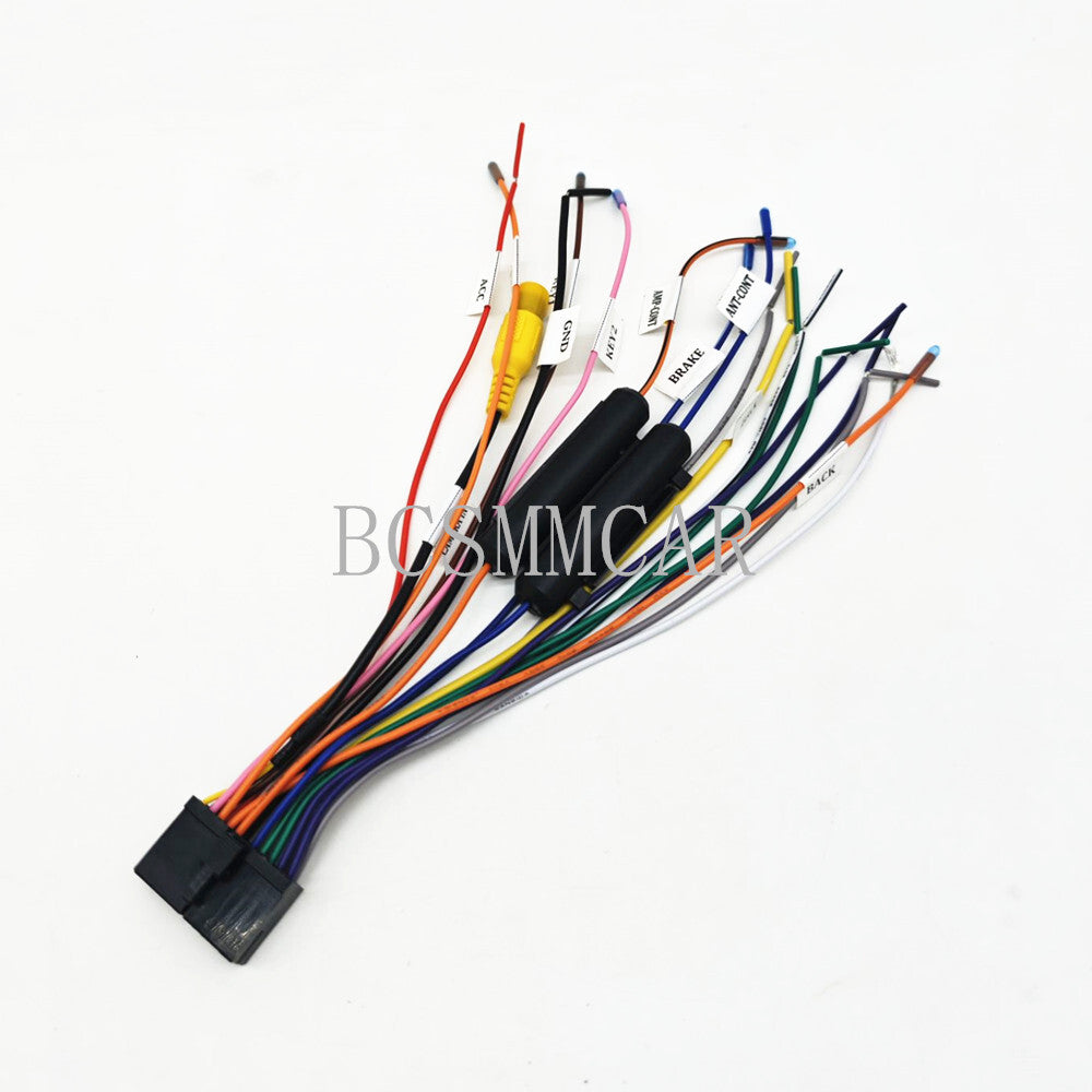 Car Cable Power Cord Modified Parts Radio Wiring Harness Connector Accessories