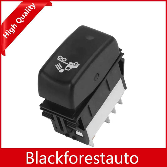 Rear Headlight Switch Rocker Switch Button Replacement for Kenworth Trunk Black