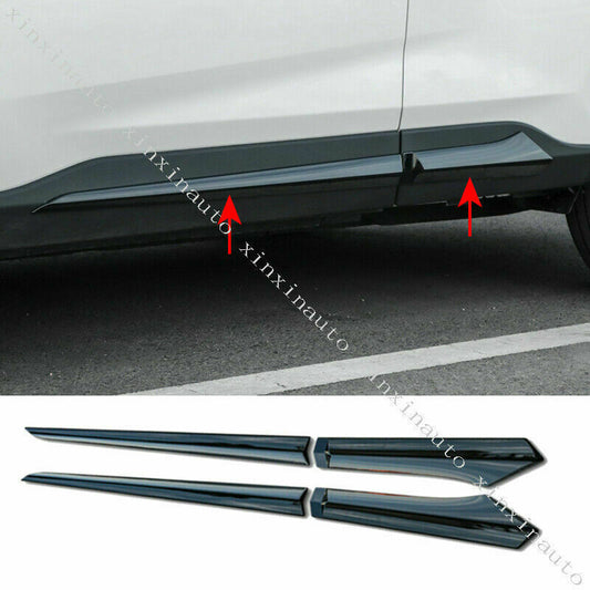 for Toyota Rav4 2019-24 ABS Glossy Black Side Door Body Molding Cover decor Trim