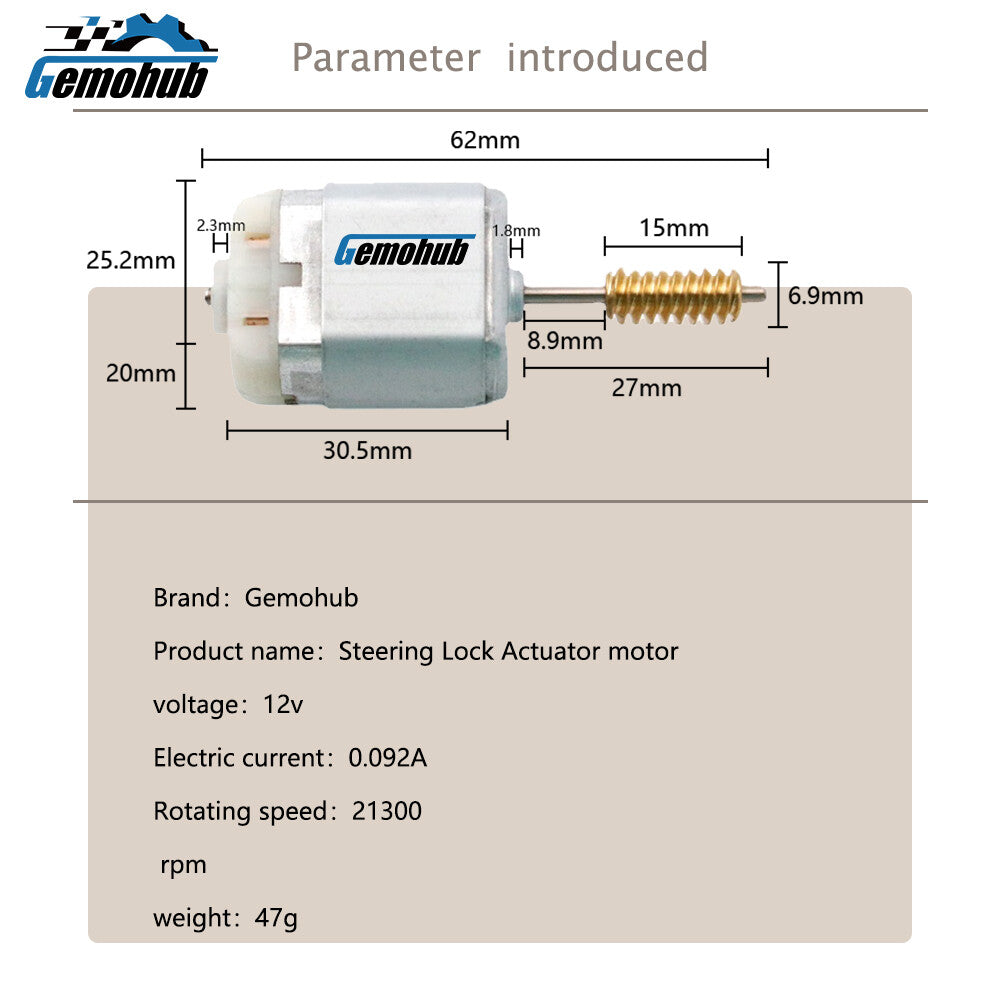 Steering Column Lock motor for 2016-2023 for Renault Grand scenic for Renault Scenic