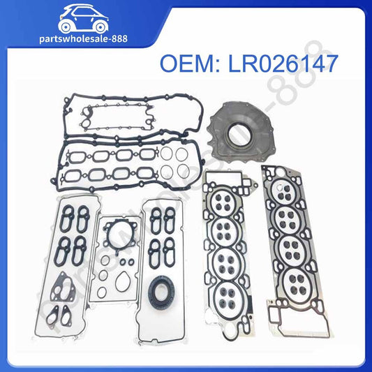 New LR026147 Engine Full Gasket Set for Land Rover 5.0T