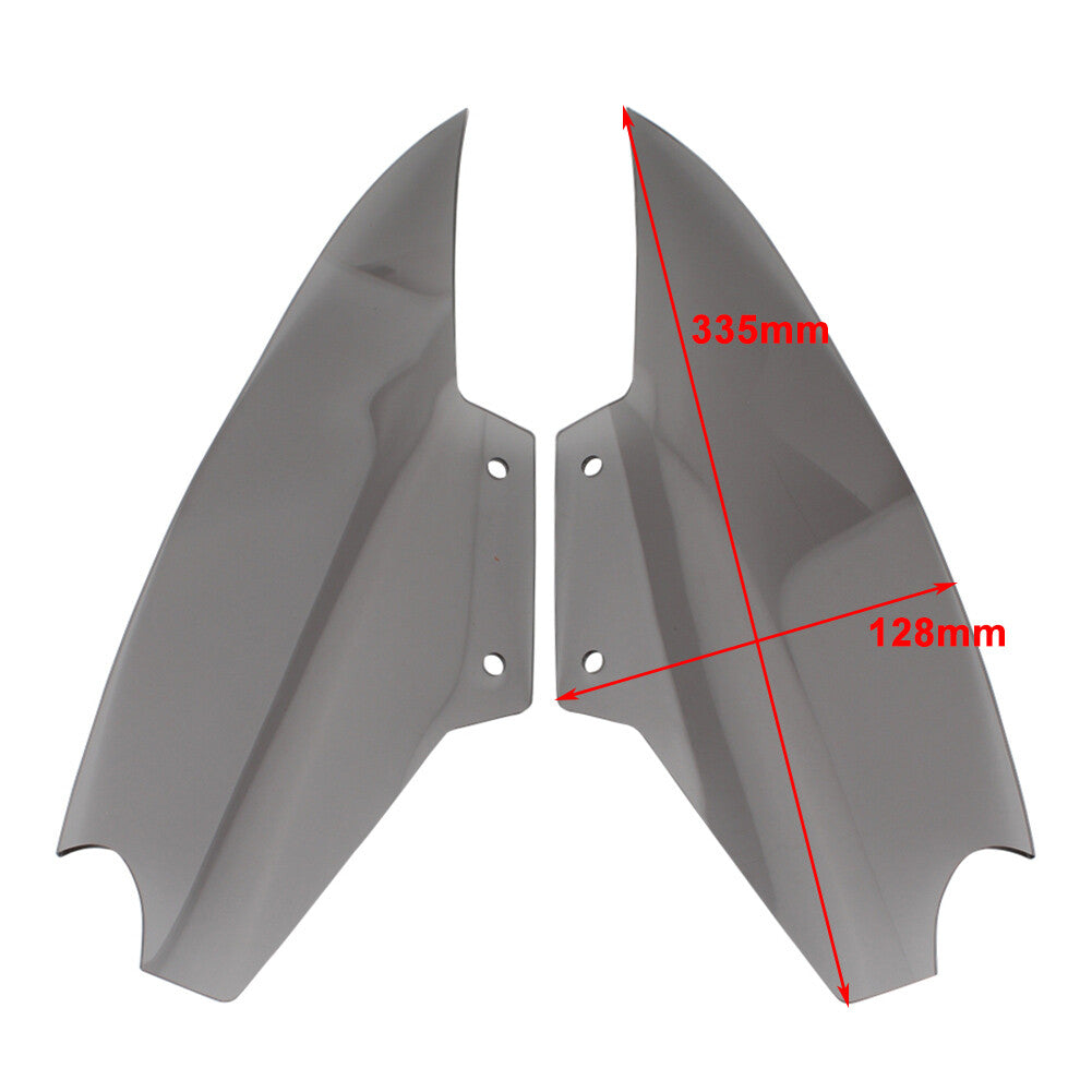 1 Pair Fit for BMW R18 B Bagger Motorcycle Side Windshield Windscreen Wind Deflector