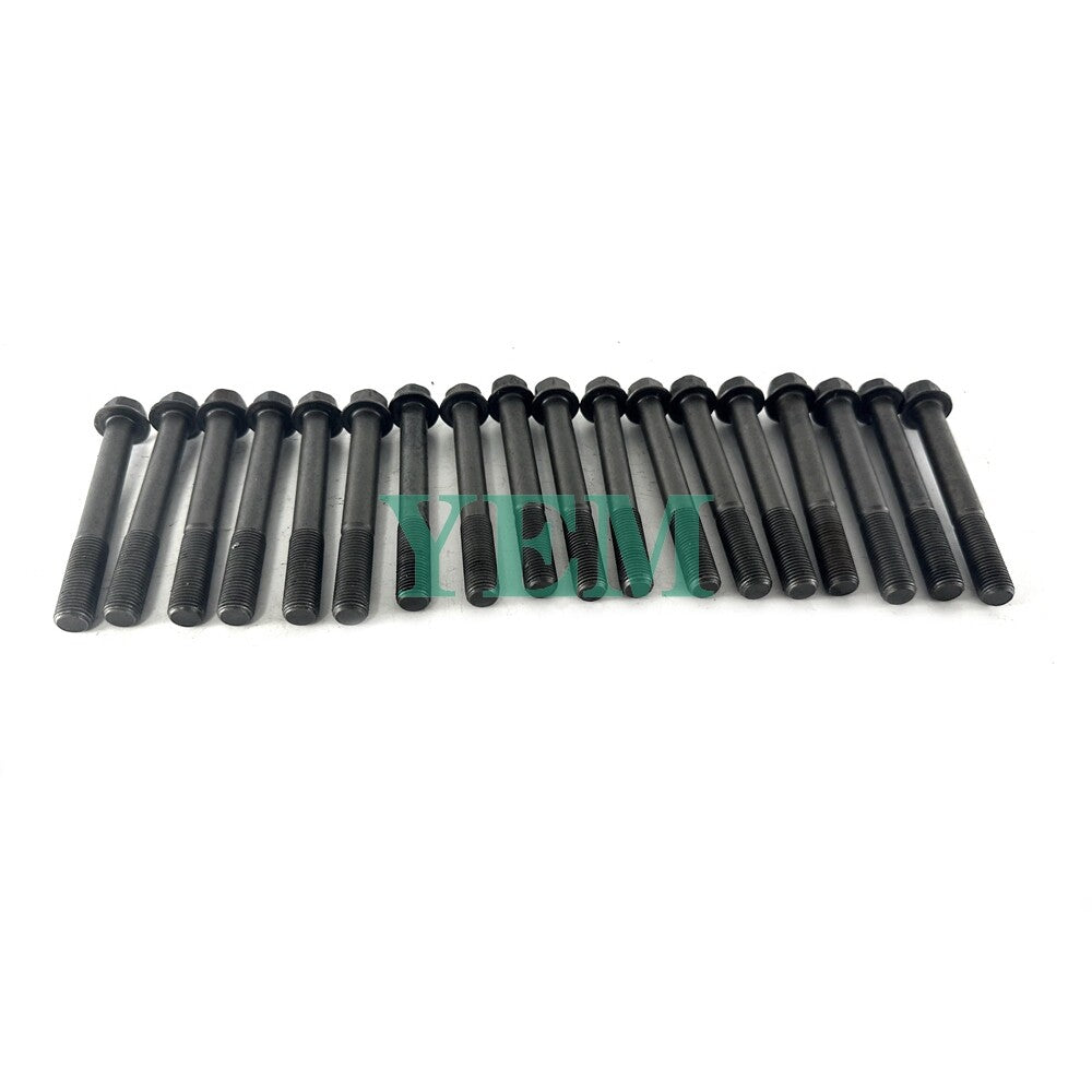 1 Set Engine Head Bolt 18pcs For Yanmar 4TN100 Engine 4TN100 Cylinder Head Bolt
