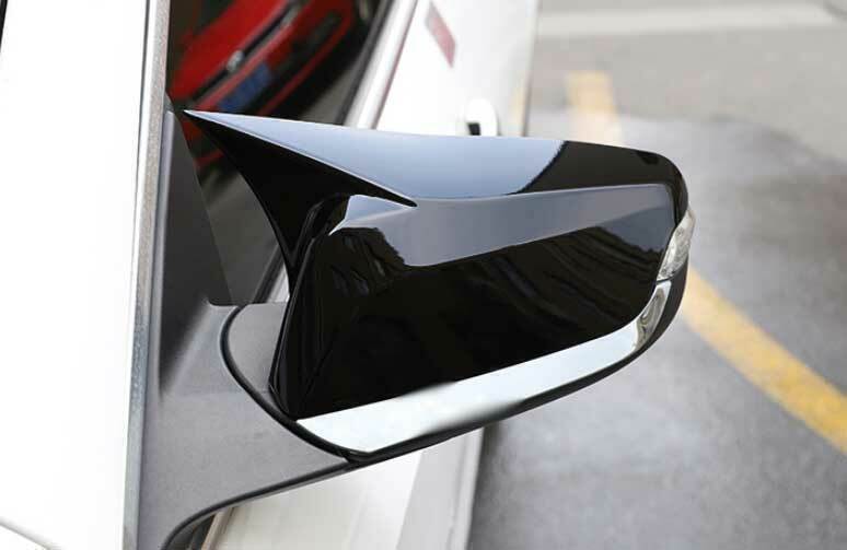 2X Gloss Black Side Door Rearview Mirror Cover Trim for Chevrolet Malibu 2016-24