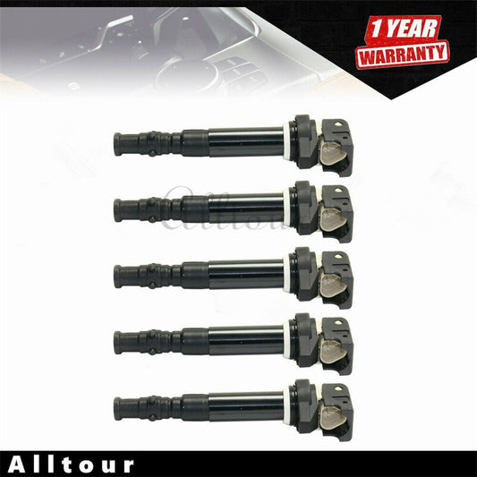 Set of 5 Ignition Coil for 2006-2010 for BMW M5 M6 5.0L V10 E60 E63 E64 1213783510