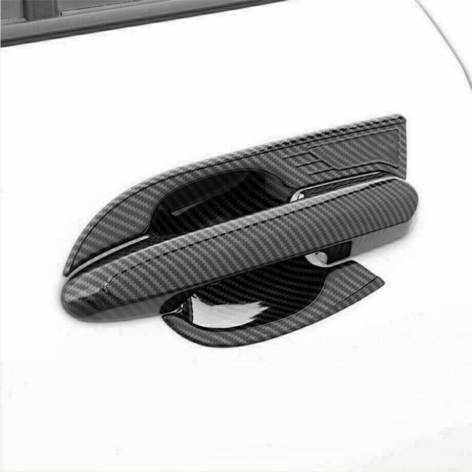 for Toyota Highlander 2021-2024 Carbon Fiber Look Door Handle Bowl Cover Trim 4X