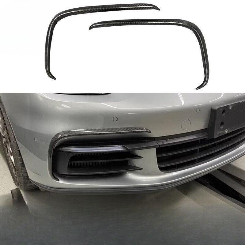 carbon fiber front bumper protective film trim for Panamera 971 2017 - 2023