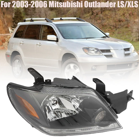 2003-2006 for Mitsubishi Outlander LS/XLS passenger-side halogen headlights